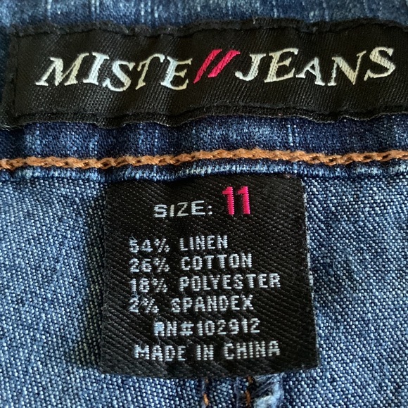 Miste Jeans Vintage Stretch Jeans Women Juniors Size 11 - Picture 9 of 9